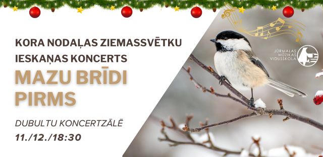 Kora nodaļas koncerts "Mazu brīdi pirms" 11. / 12. / 18:30