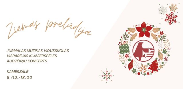 Vispārējās klavierspēles audzēkņu koncerts 5. / 12. / 18.00